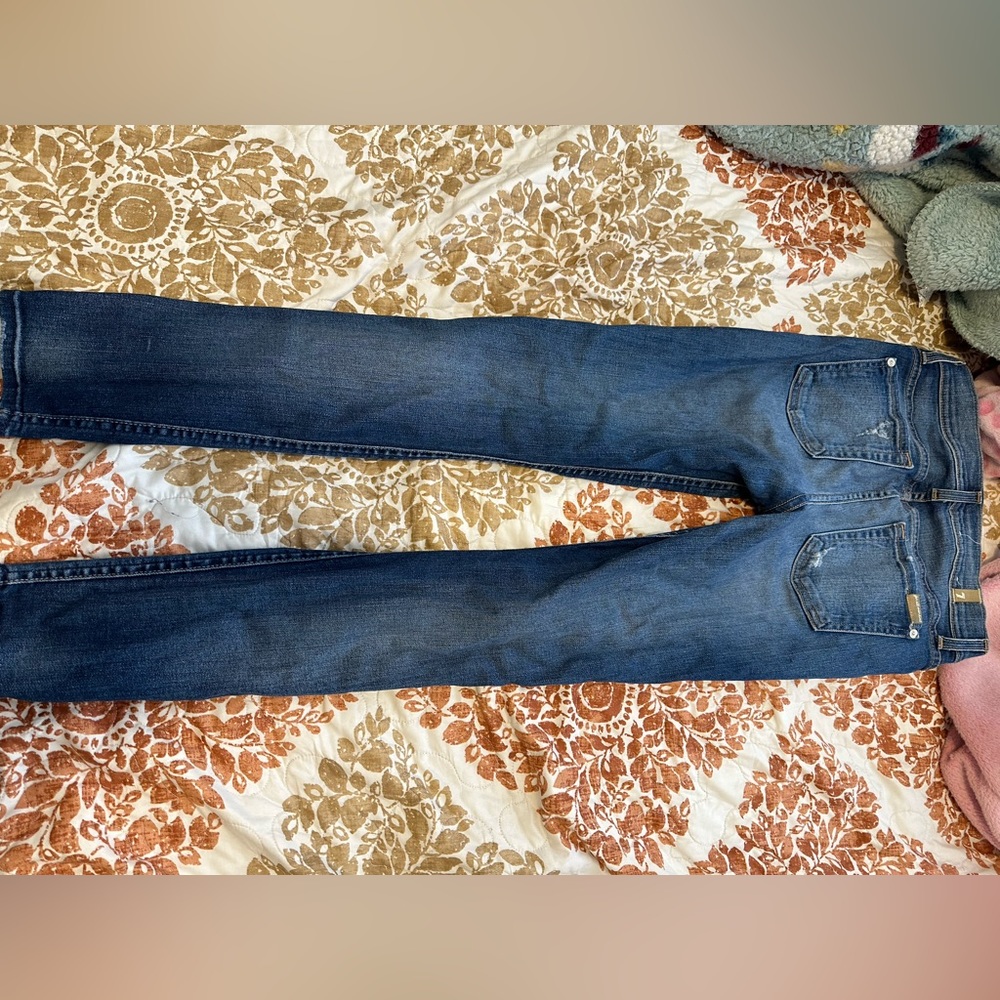 7 FOR ALL MANKIND ANKLE SKINNY JEANS